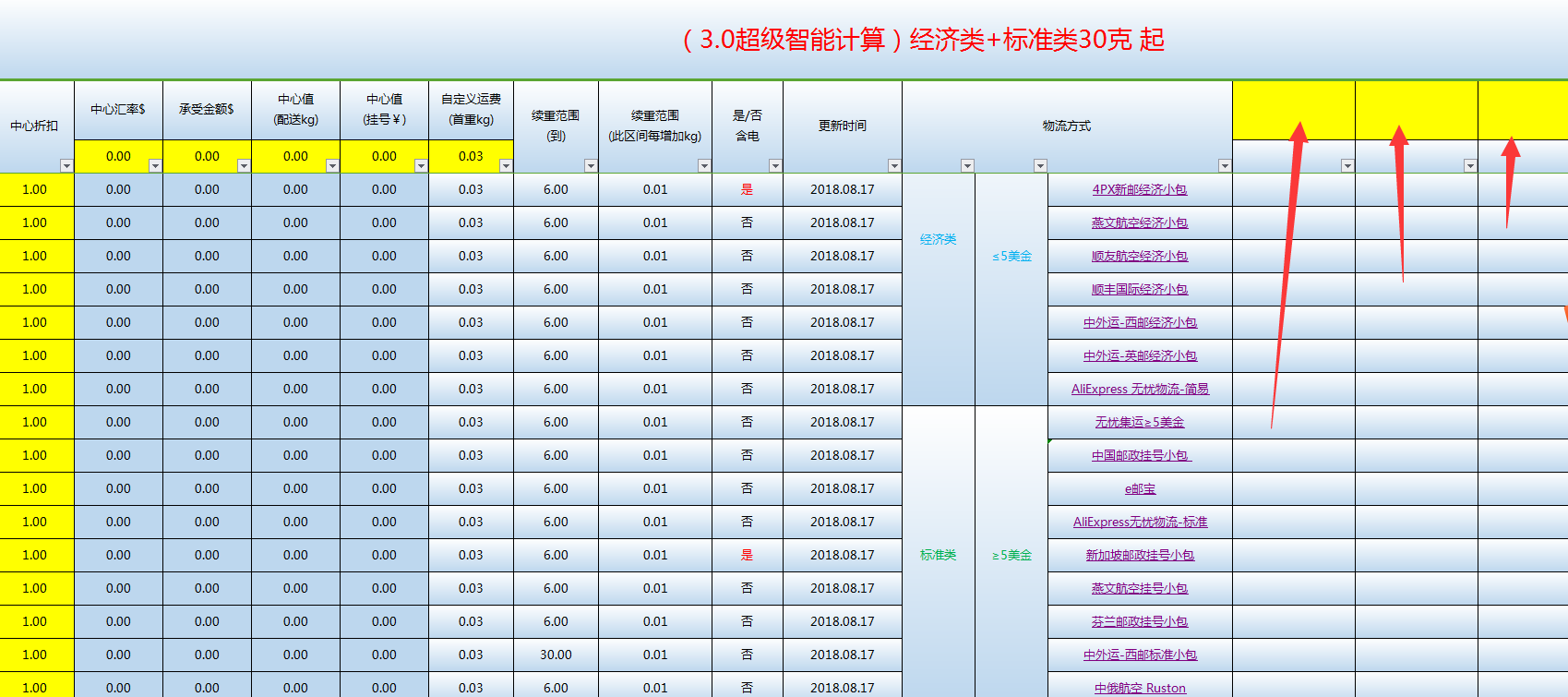 如何设置速卖通运费模板