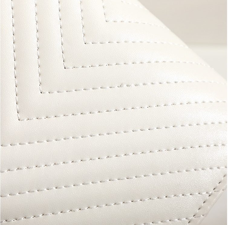 Damen-Umhängetasche, hochwertige, modische, schlichte, bestickte V-Fransen-Streifen-Umhängetasche, Damentasche_voghion.com